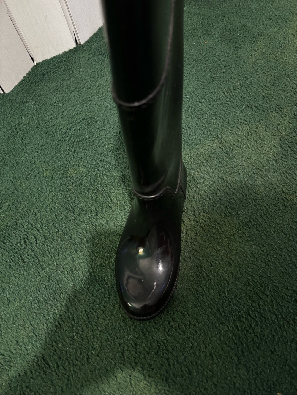 Michael Kors Glossy Black Rain Boots- Size 6 - Picture 14 of 16